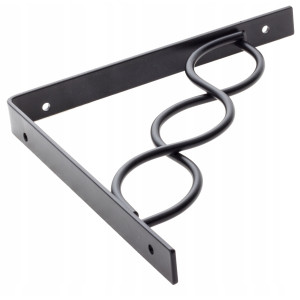 Uchwyt uniwersalny 190mm czarny proszkowy